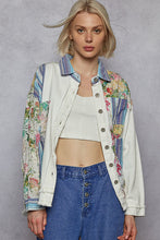 Load image into Gallery viewer, 5316- POL oversized shacket with back button