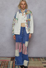 Load image into Gallery viewer, 5316- POL oversized shacket with back button