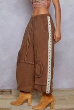 Load image into Gallery viewer, 5481- POL GAUZE JOGGER PANTS-CHOCOLATE