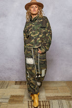 Load image into Gallery viewer, 5428- POL PATCH DRAWSTRING PANTS- OLIVE CAMO