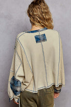 Load image into Gallery viewer, 5761- POL FLAG KNIT TOP-BLUE