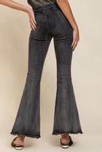 Load image into Gallery viewer, 5488- POL LIGHTWEIGHT DENIM FLARE JEANS-BLACK WASH
