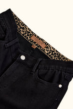 Load image into Gallery viewer, 6519- JUDY BLUE -LR JAQUELINE Flare w/ inside Print- BLK