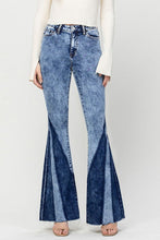 Load image into Gallery viewer, 3846-HIGH RISE FLARE WITH PANEL DETAIL