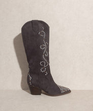 Load image into Gallery viewer, OASIS SOCIETY Phoenix - Studded Cowboy Boots-DOOR BUSTER-SPECIAL PRICE!