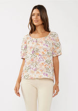 Load image into Gallery viewer, 5046-Short Sleeve Bubble Print Off-Shoulder Top
