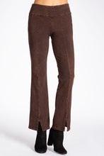 Load image into Gallery viewer, 4735-Mineral wash straight fit pants -BROWN