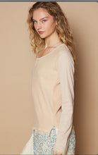 Load image into Gallery viewer, 4666- POL THERMAL LONG SLEEVE TOP-SAND BEIGE