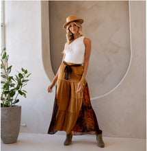 Load image into Gallery viewer, 4538-Rustic Bohemian: Side Panelled Patchwork Pants