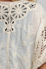 Load image into Gallery viewer, 5896- POL CROCHET CARDIGAN-ONE SIZE-NATURAL