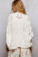 Load image into Gallery viewer, 5897- POL CROCHET CARDIGAN-ONE SIZE-OFF WHITE
