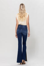 Load image into Gallery viewer, 1235-MID RISE FLARE W LEOPARD TRIM