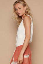 Load image into Gallery viewer, 5108- POL- STAR PATCH TANK TOP-CREAM
