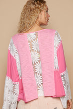 Load image into Gallery viewer, 5007- POL V NECK JERSEY TOP-CANDY PINK
