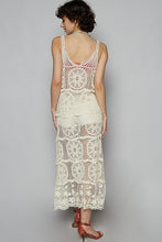 Load image into Gallery viewer, 4931- POL V NECK CROCHET DRESS
