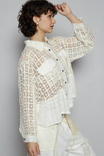 Load image into Gallery viewer, 5244- POL GAUZE BUTTON DOWN -WHITE
