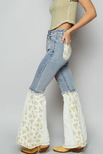 Load image into Gallery viewer, 5368- POL FLARE STRETCH DENIM WITH EMBROIDERY
