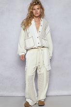 Load image into Gallery viewer, 5760- POL THERMAL QUILTED KNIT JACKET-CREAM

