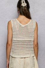 Load image into Gallery viewer, 6274- POL V NECK BUTTON VEST TOP W/ PEARLS
