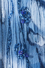 Load image into Gallery viewer, 6495- Indigo Tie Dye Kimono
