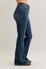 Load image into Gallery viewer, 5277- JUDY BLUE- HW Flare Western Stud Detail

