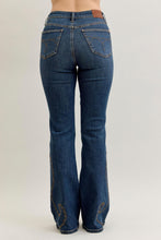 Load image into Gallery viewer, 5277- JUDY BLUE- HW Flare Western Stud Detail
