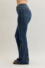Load image into Gallery viewer, 5277- JUDY BLUE- HW Flare Western Stud Detail

