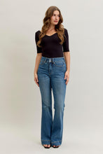 Load image into Gallery viewer, 5259-JUDY BLUE-HW Flare Tummy Control Double Button
