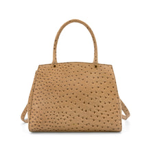 Load image into Gallery viewer, 6537- Colette Bowtie Ostrich Women's Crossbody Bag-BEIGE
