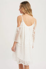 Load image into Gallery viewer, 4448-Open Shoulder Lace Dress-IVORY
