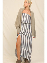 Load image into Gallery viewer, 5153-Vertical Stripes Maxi Dress
