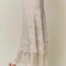 Load image into Gallery viewer, 6267- Boho Crochet &amp; 3D Applique Maxi Skirt
