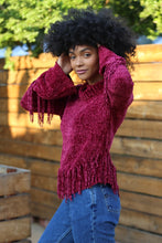 Load image into Gallery viewer, 5707- WINE FRINGE TOP
