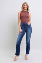 Load image into Gallery viewer, 4804- JUDY BLUE-Vintage Wash Thermal Straight-DARK
