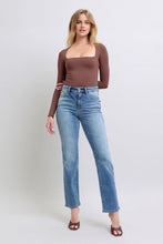 Load image into Gallery viewer, 4803- JUDY BLUE-Vintage Wash Thermal Straight
