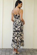 Load image into Gallery viewer, 5837-Spaghetti Strap Deep Vneck Maxi Dress with Cutout
