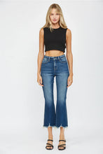 Load image into Gallery viewer, 4249- MICA- High Rise Crop Flare with Uneven Hem
