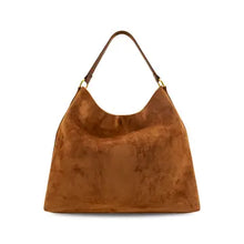 Load image into Gallery viewer, 6475- Sava Suede Tote Bag-CAMEL

