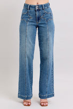 Load image into Gallery viewer, JB88957- JUDY BLUE HW Star &amp; Front Seam Detail Wide
