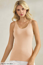 Load image into Gallery viewer, 6036- Women's Reversible Seamless Tank with Built-in Bra-ONE SIZE
