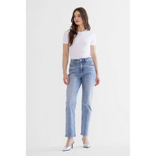 Load image into Gallery viewer, 5513- MICA.Super High Straight with Rhinestone JEANS

