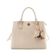 Load image into Gallery viewer, 6473- Mikayla Vegan Leather Women's Crossbody Bag-CREAM
