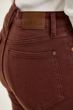 Load image into Gallery viewer, 6520- JUDY BLUE -HW JAQUELINE Flare w/ Lace Up C Cocoa Brown
