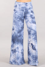 Load image into Gallery viewer, 3404- Tie dye palazzo pants-Blue Multi
