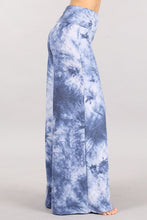 Load image into Gallery viewer, 3404- Tie dye palazzo pants-Blue Multi
