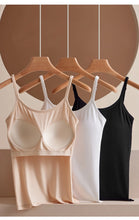 Load image into Gallery viewer, 5382-Modal Padded Longline Camisole Top-BLACK
