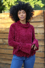 Load image into Gallery viewer, 5707- WINE FRINGE TOP
