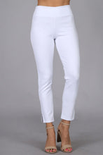 Load image into Gallery viewer, 1854- CAPRI PANTS W/SIDE SLIT-WHITE
