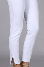 Load image into Gallery viewer, 1854- CAPRI PANTS W/SIDE SLIT-WHITE
