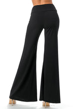 Load image into Gallery viewer, 5485-ARIELLA PALAZZO PANTS-BLACK

